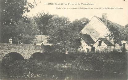 CPA FRANCE 77 "Hermé, Ferme de la Motte Bonno"