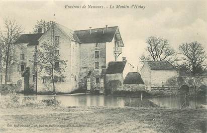 CPA FRANCE 77 "Env. de Nemours, Le Moulin d'Hulay"