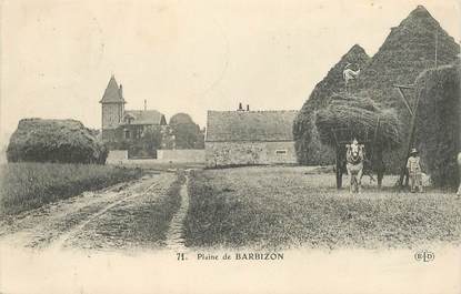 CPA FRANCE 77 "Plaine de Barbizon"