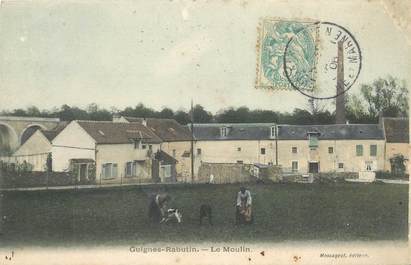 CPA FRANCE 77 "Guignes, le moulin"