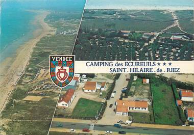CPSM FRANCE 85 "Saint Hilaire de Riez, camping des écureuils"