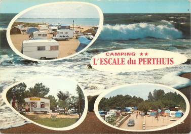 CPSM FRANCE 85 "La Tranche sur Mer, camping l'Escale du Perthuis"