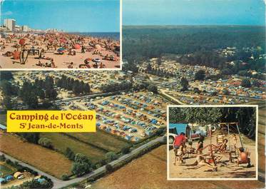 CPSM FRANCE 85 "Saint Jean de Monts, le camping de l'Océan"