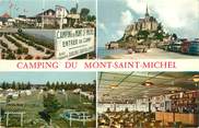 50 Manche CPSM FRANCE 50 "Le Mont Saint Michel, camping"