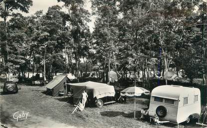 CPSM FRANCE 18 "Saint Thibault Saint Satur, le camping"