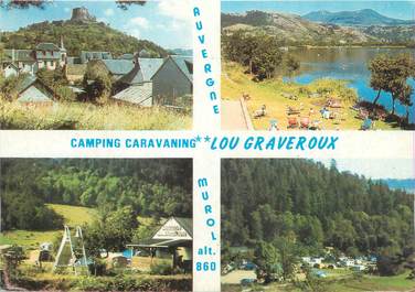 CPSM FRANCE 63 "Murol, camping Lou Graveroux"