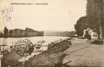 CPA FRANCE 78 "Sartrouville, quai de Seine"