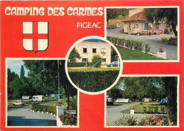 CPSM FRANCE 46 "Figeac, camping des Carmes"
