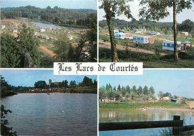 CPSM FRANCE 32 "Estang, camping, les lacs de Courtès"