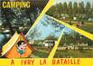 CPSM FRANCE 27 "Ivry La Bataille" / CAMPING
