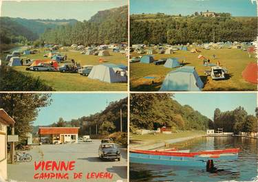 CPSM FRANCE 38 "Vienne, camping et bassin de Leveau"