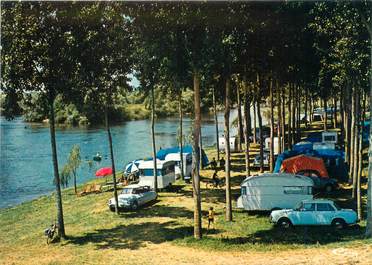 CPSM FRANCE 37 "L'Ile Bouchard" / CAMPING
