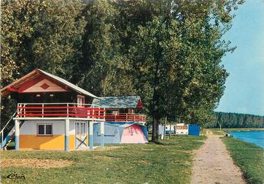 CPSM FRANCE 71 "Camping plage d'Uchizy"