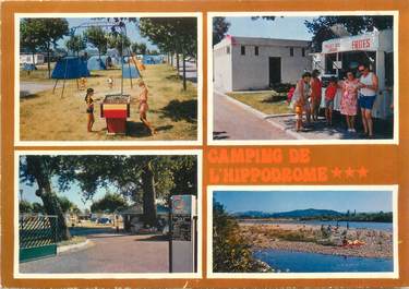 CPSM FRANCE 84 "Cavaillon, camping de l'hippodrome"