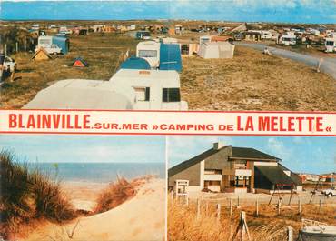 CPSM FRANCE 50 "Blainville sur Mer, camping de le Melette"