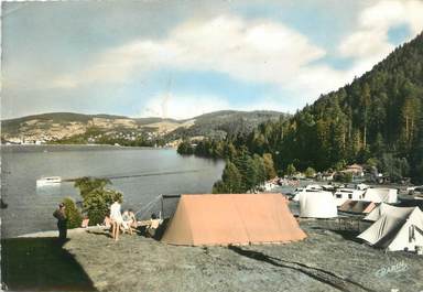 CPSM FRANCE 88 "Gerardmer, les campeurs au bout du lac" / CAMPING