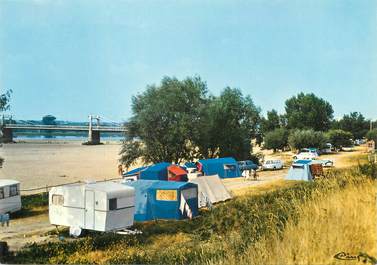 CPSM FRANCE 49 "Ingrandes sur Loire" / CAMPING