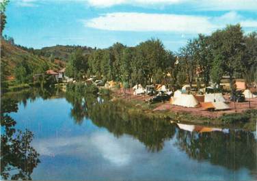 CPSM FRANCE 48 "Le Malzieu, camping au bord de la Truyère"