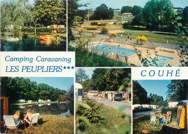 CPSM FRANCE 86 "Couhé, camping les Peupliers"