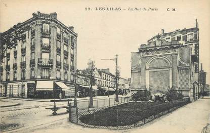 CPA FRANCE 93 "Les Lilas, la rue de Paris"