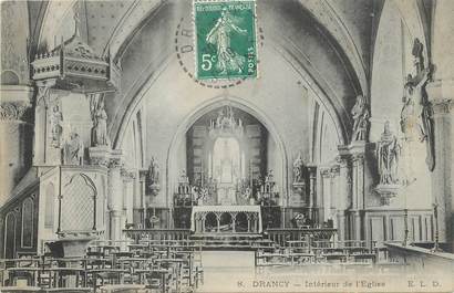 CPA FRANCE 93 "Drancy, intérieur de l'église"