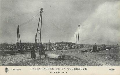 CPA FRANCE 93 "Catastrophe de la Courneuve"