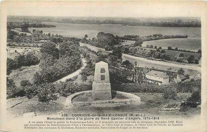 CPA FRANCE 49 "Corniche de la Haie Longue" / MONUMENT AUX MORTS