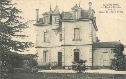 / CPA FRANCE 49 "Concourson, chalet de la Croix Patron"