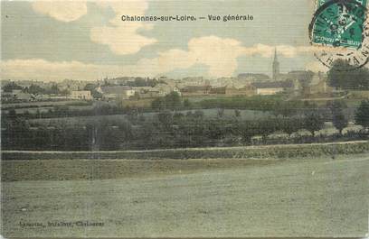 / CPA FRANCE 49 "Chalonnes sur Loire, vue générale"