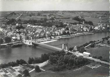 / CPSM FRANCE 49 "Chalonnes sur Loire, vue d'ensemble et le pont sur la Loire"