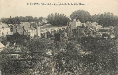 / CPA FRANCE 49 "Durtal, vue générale de la ville basse"