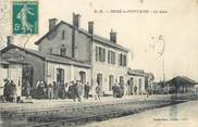 49 Maine Et Loire / CPA FRANCE 49 "Doué La Fontaine, La gare"