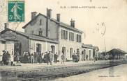 49 Maine Et Loire / CPA FRANCE 49 "Doué La Fontaine, La gare"