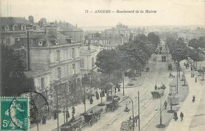 / CPA FRANCE 49 "Angers, boulevard de la mairie "