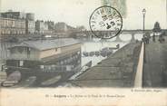 49 Maine Et Loire / CPA FRANCE 49 "Angers, le Maine et le pont de la Basse Chaîne"