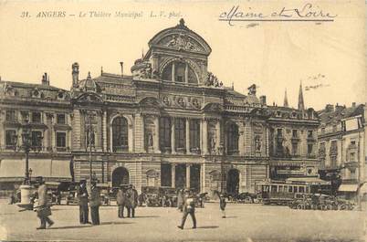 / CPA FRANCE 49 "Angers, le théâtre municipal"