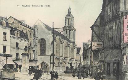 / CPA FRANCE 49 "Angers, église de la Trinité"