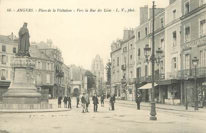 / CPA FRANCE 49 "Angers, place de la visitation, vers la rue des Lices"