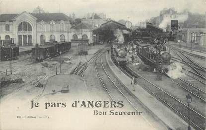 / CPA FRANCE 49 "Angers" / TRAIN