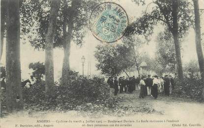 / CPA FRANCE 49 "Angers, cyclone du mardi 4 juillet 1905"