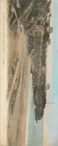 CPA PANORAMIQUE FRANCE 64 "Biarritz, la plage de la Chambre d'Amour et le phare"