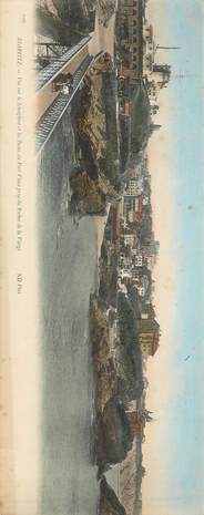 CPA PANORAMIQUE FRANCE 64 "Biarritz, vue sur le sémaphore et les Bains du Port Vieux"