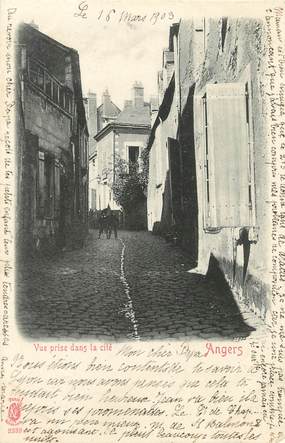 / CPA FRANCE 49 "Angers, vue prise dans la cité"
