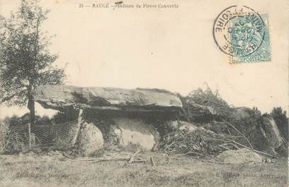 / CPA FRANCE 49 "Baugé, Dolmen de Pierre Couverte"