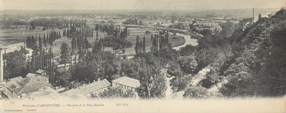 / CPA PANORAMIQUE FRANCE 16 "Panorama d'Angoulême, vue prise de la place Beaulieu"