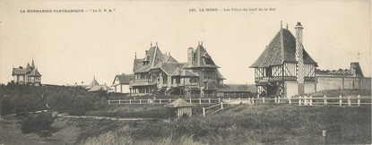 / CPA PANORAMIQUE FRANCE 80 "Le Home, les villas du bord de mer"