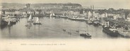 76 Seine Maritime / CPA PANORAMIQUE FRANCE 76 "Dieppe, l'avant port"