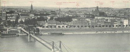 CPA PANORAMIQUE FRANCE 31 "Panorama général de Toulouse"