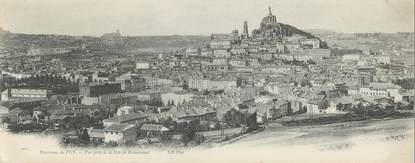 CPA PANORAMIQUE FRANCE 43 "Panorama du Puy, vue prise de la côte Rochearnaud"