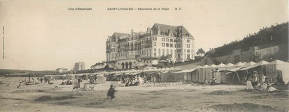 CPA PANORAMIQUE FRANCE 35 "Saint Lunaire, panorama de la plage"